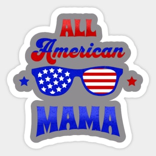 Al American Mama Sticker